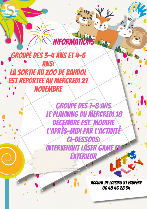 Infos parents